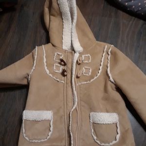 Old navy tan jacket 18-24 months